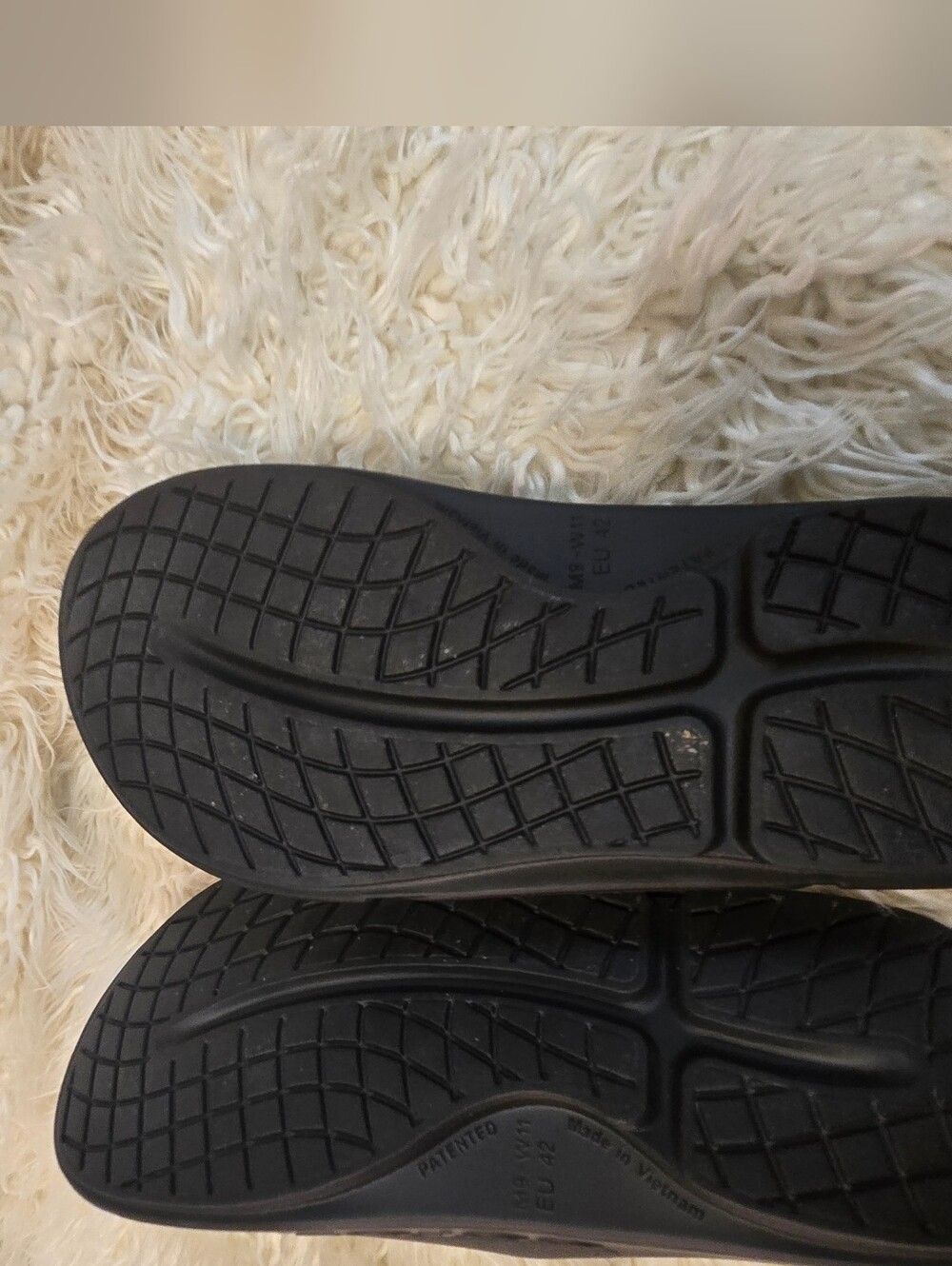 Oofos Sports Slide Mens Size 9 WOMENS SIZE 11 Black Recovery - Picture 4 of 10